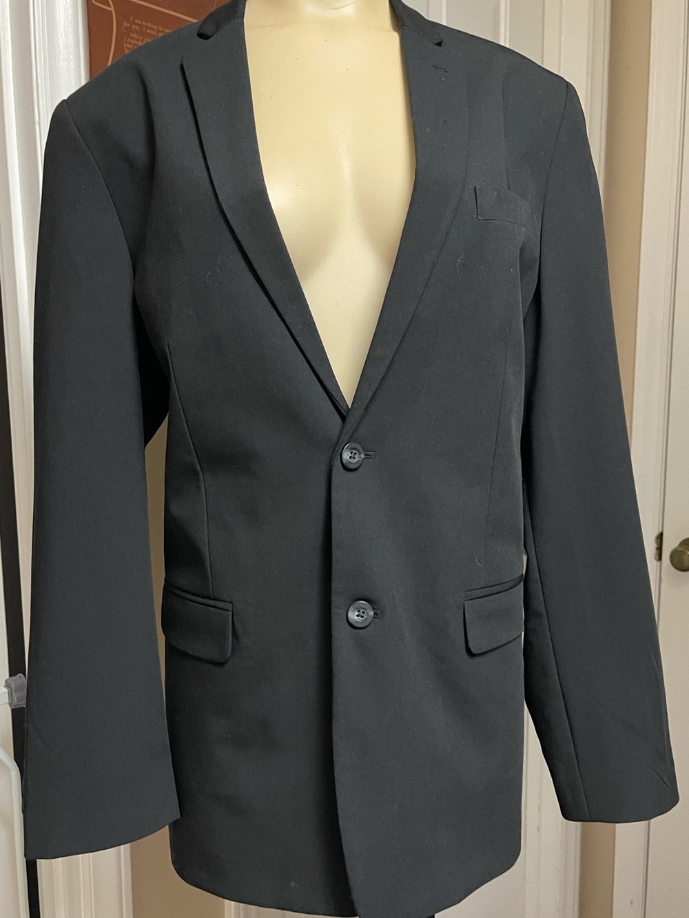 Izod Black Two-Button Sport Coat Blazer